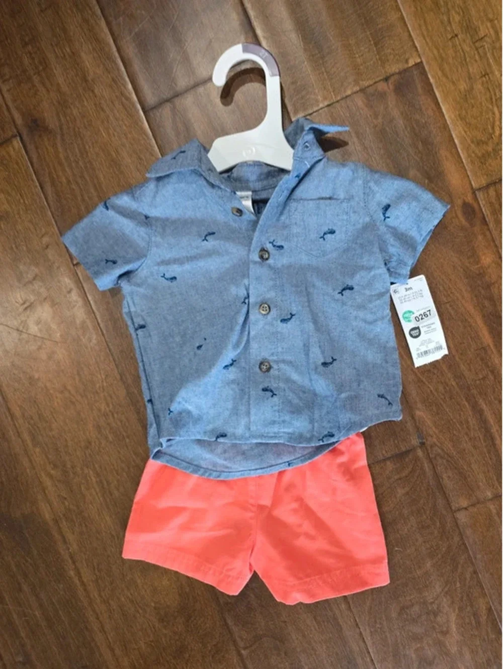 3m brand new carter's shorts outfit.Set item 267G4